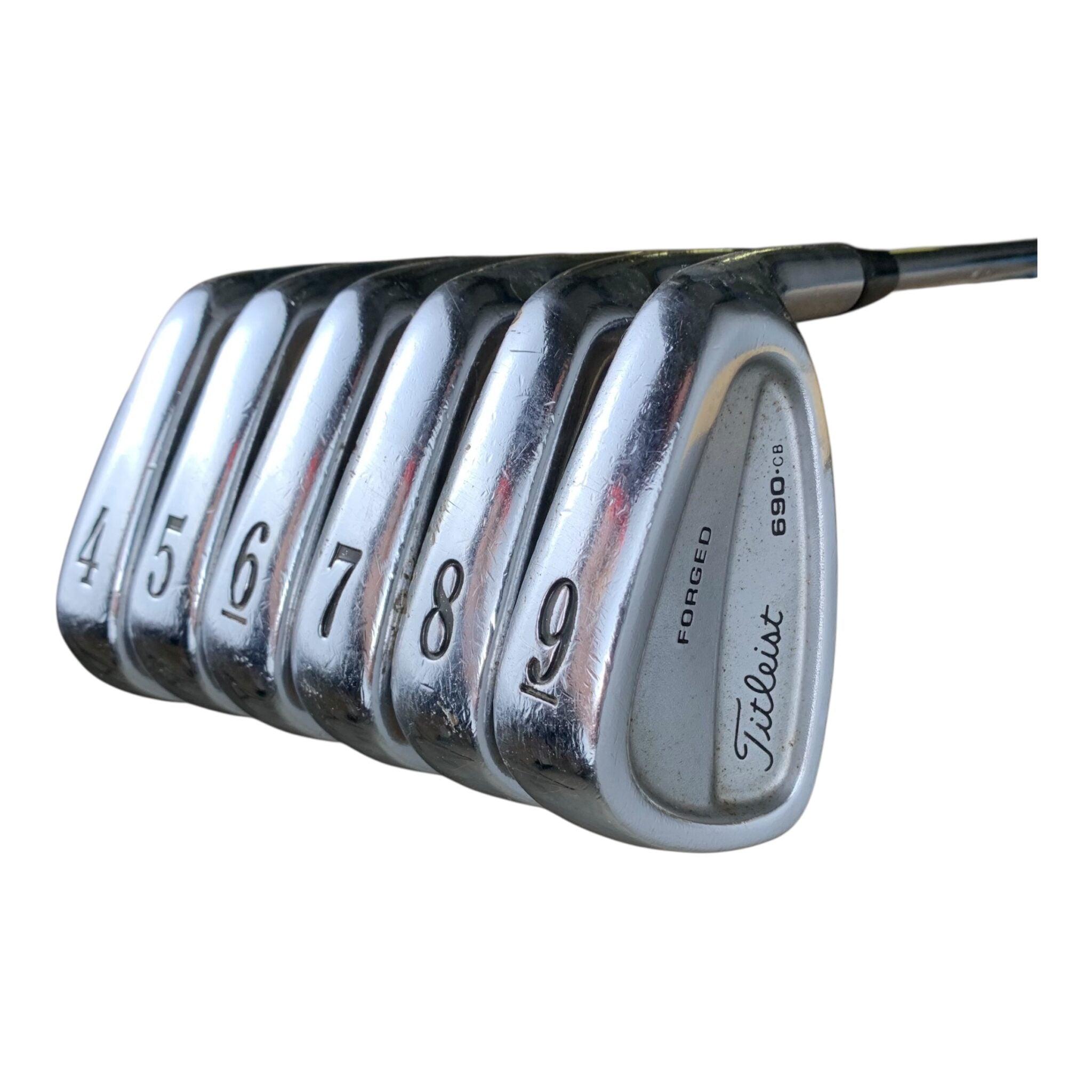 Titleist 690CB Iron Set / Flex Stiff / 4-9 / Steel