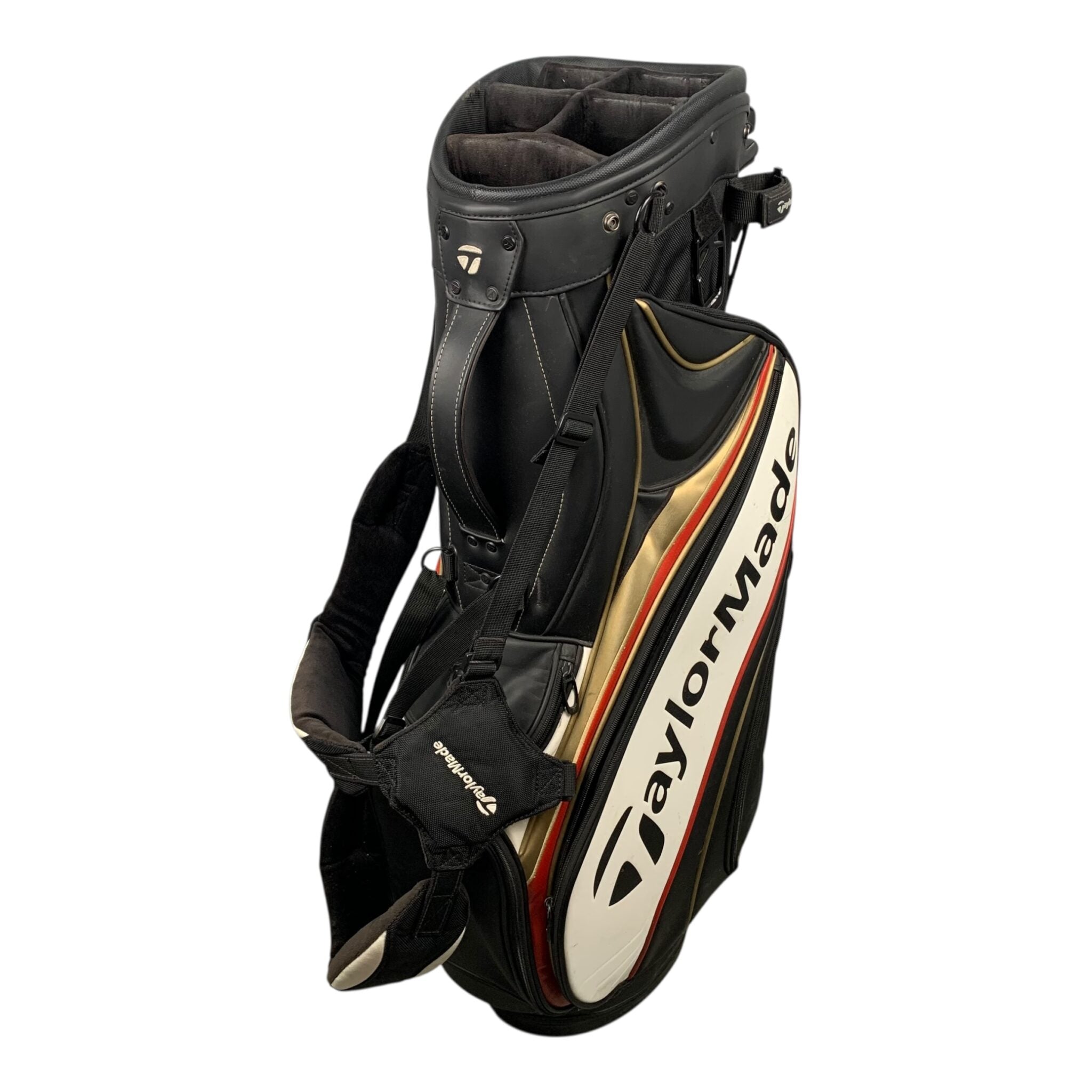 Taylormade Borsa con supporto / Nero/Oro/Bianco / 6-Way