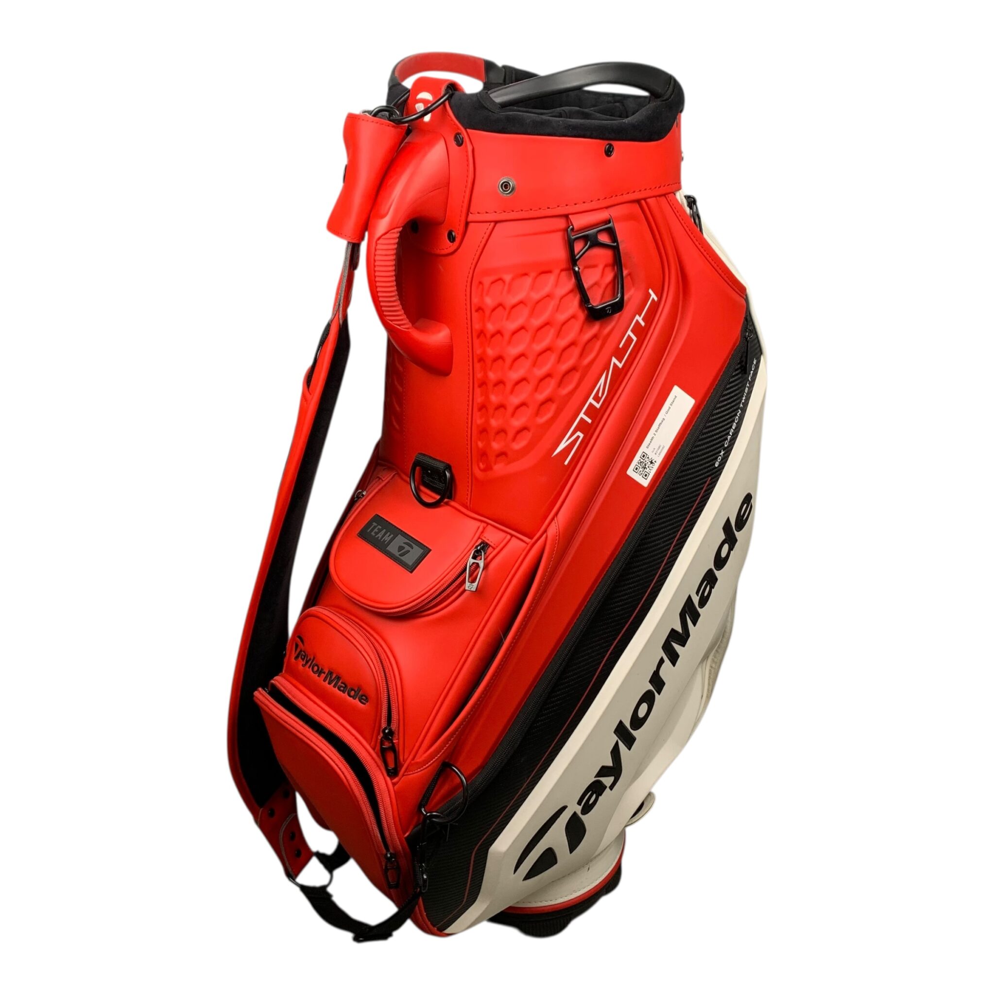 Taylormade Stealth Staffbag / White/Red / 6-Compartment