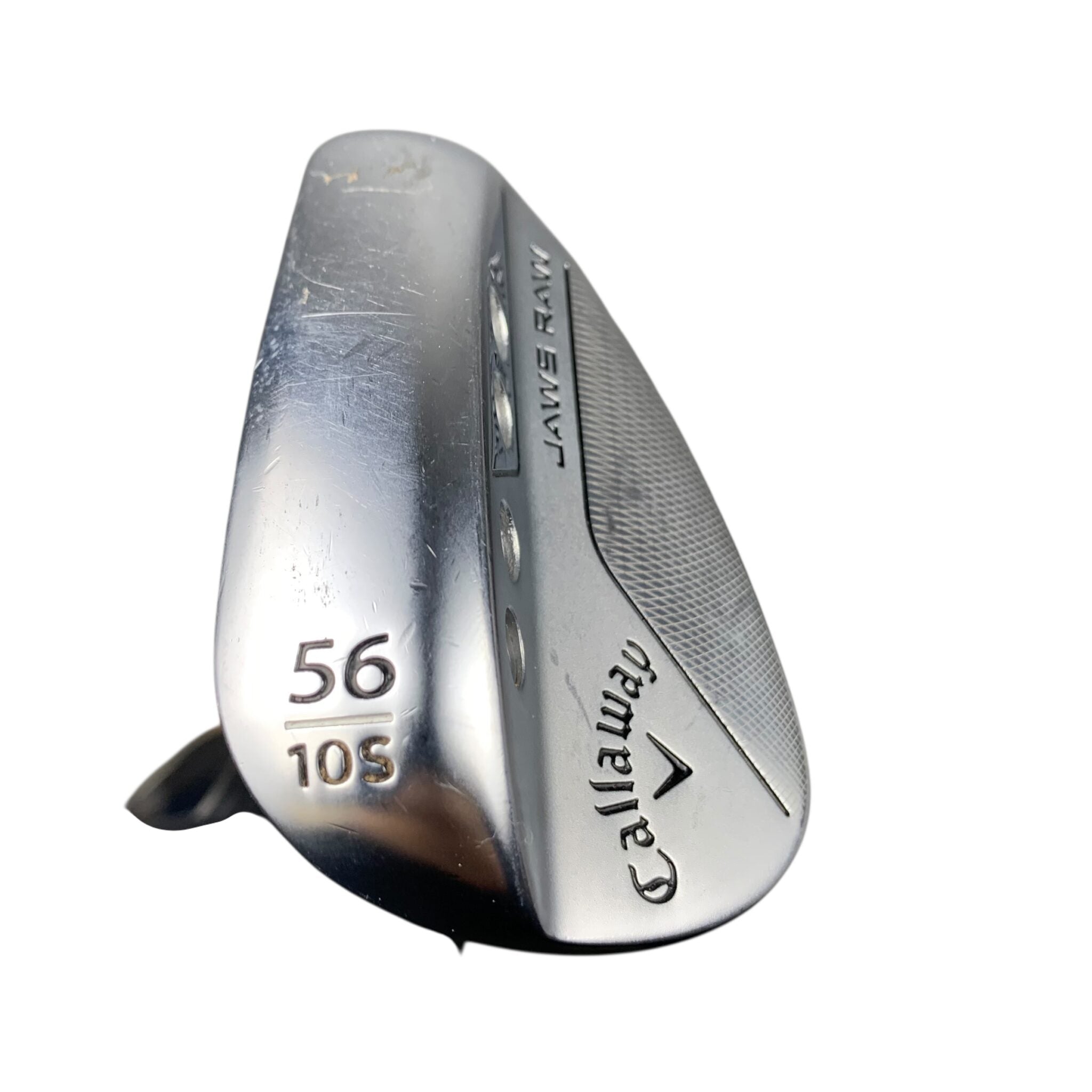 Callaway Golf Jaws Raw Wedge pour droitier Finition chromée 56 degrés Tige en graphite Callaway Golf Jaws Raw Wedge pour droitier Finition chromée 56 degrés Tige en graphite