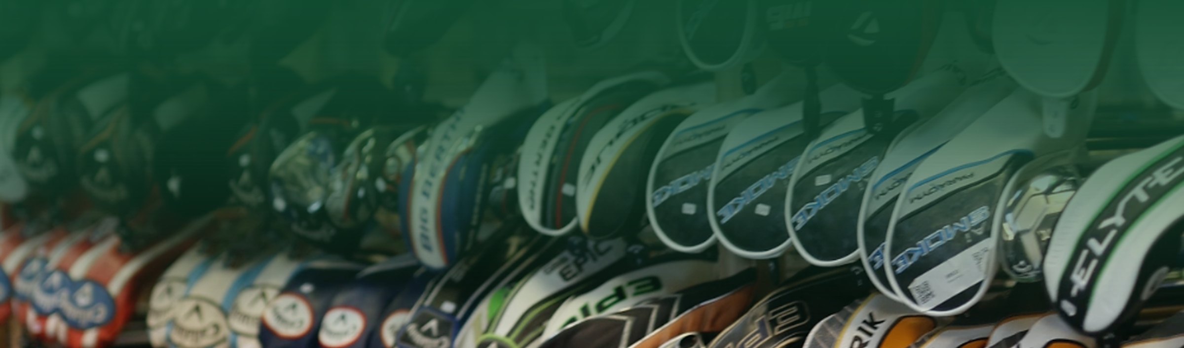 Reol med brugte drivere og headcovers hos WePlayAgain