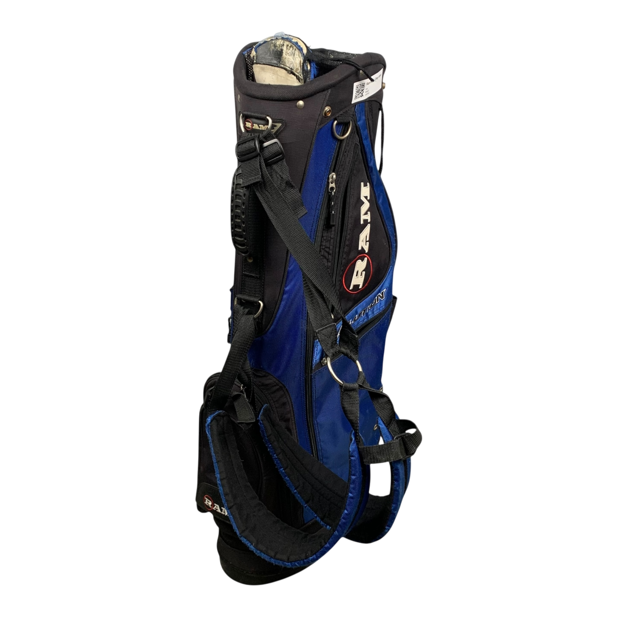 Ram Stand Bag / 8-Way / Black hovedbillede - brugt golf udstyr i god stand