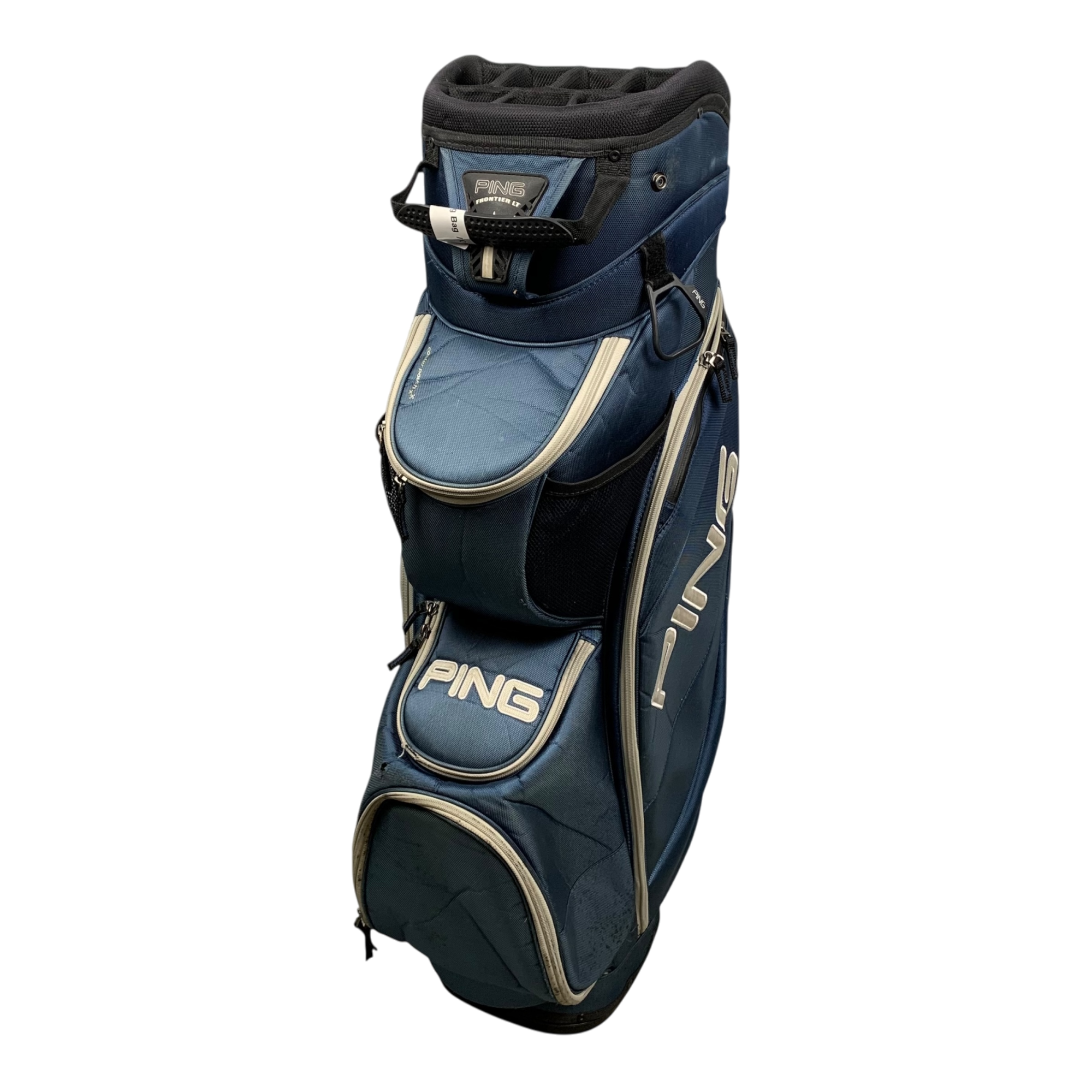 PING Frontier LT Cart Bag / 14-Way / Blue hovedbillede - brugt golf udstyr i god stand