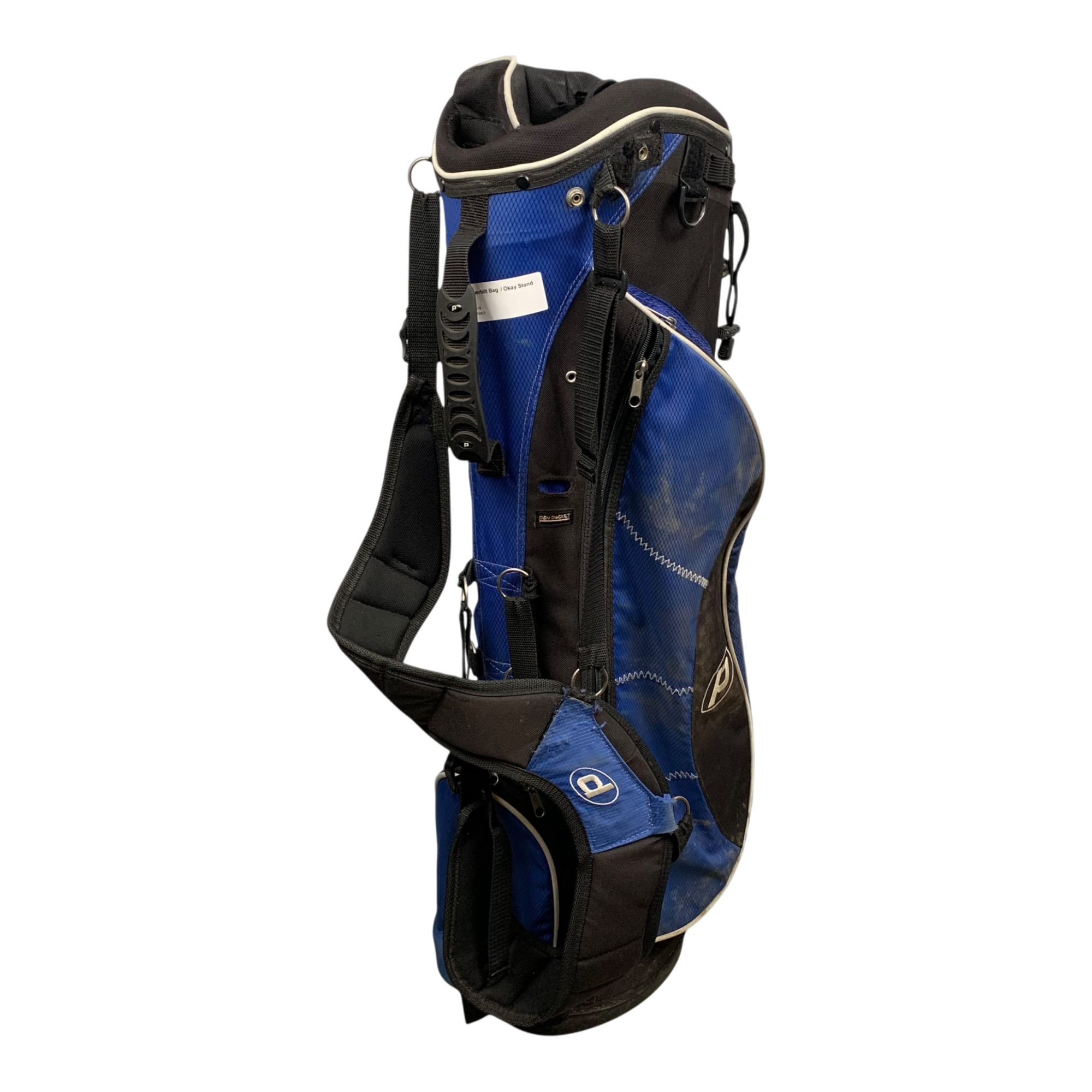 Power Bilt Stand Bag / 8-Way / Blue hovedbillede - brugt golf udstyr i god stand