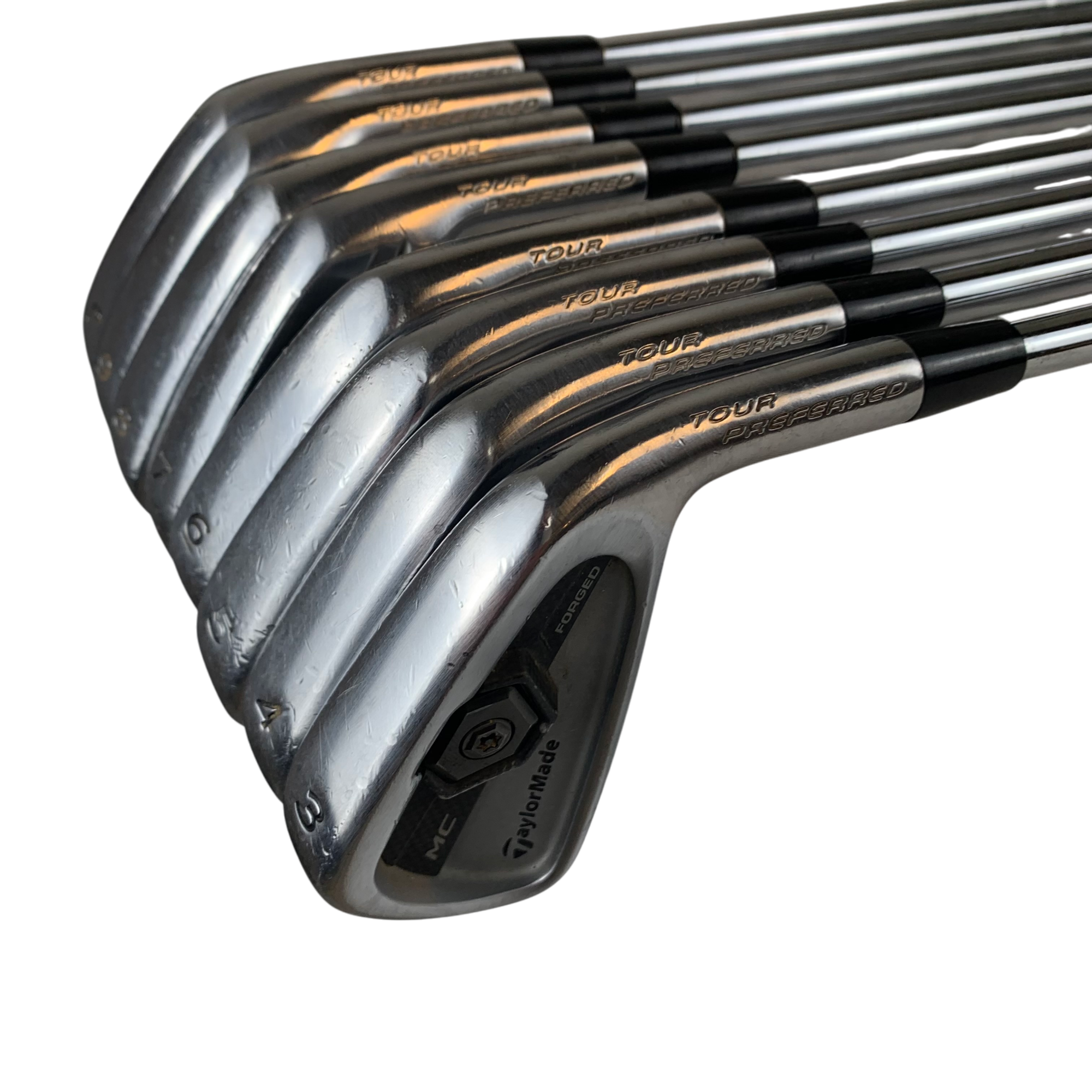 TaylorMade MB Forged Jernsæt / Flex Stiff / 3-PW / Stål galleri billede 5 - brugt golf udstyr i god stand