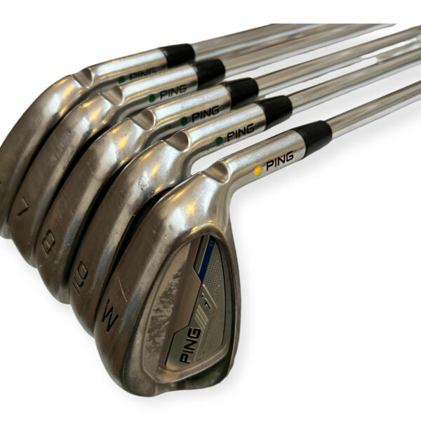 Ping i Series E1 / 6-PW / Flex Regular / stål / Green dot